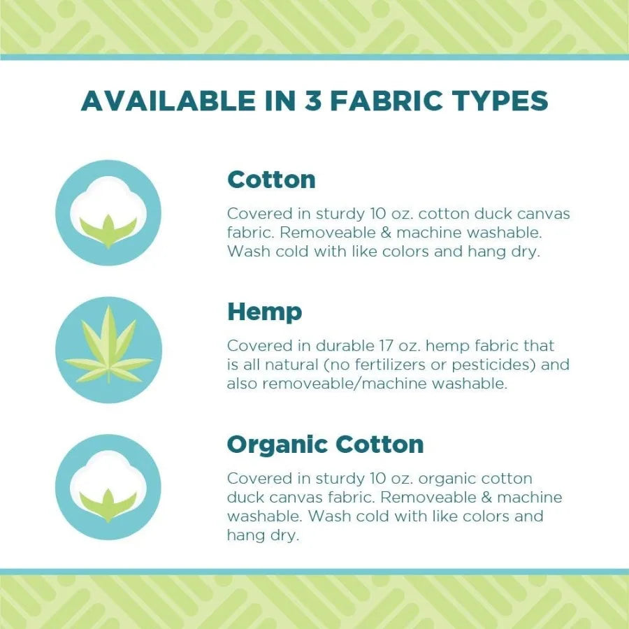 Bean Products Meditation Cushion Mat Set for Yoga and Mindfulness Practice Organic Buckwheat Filled Round Zafu Floor Pillow in