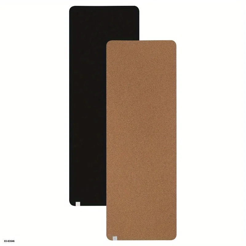 Cork yoga mat, 5mm, closed cell design effectively blocks out bacteria, odors and tastes