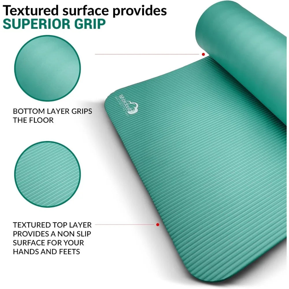 Yoga kit, 7-Piece Yoga Mat Set for Home Workouts, Thick Yoga Mat, Yoga Blocks, Strap, Yoga Towels & Carrying Bag, Exercise Mat